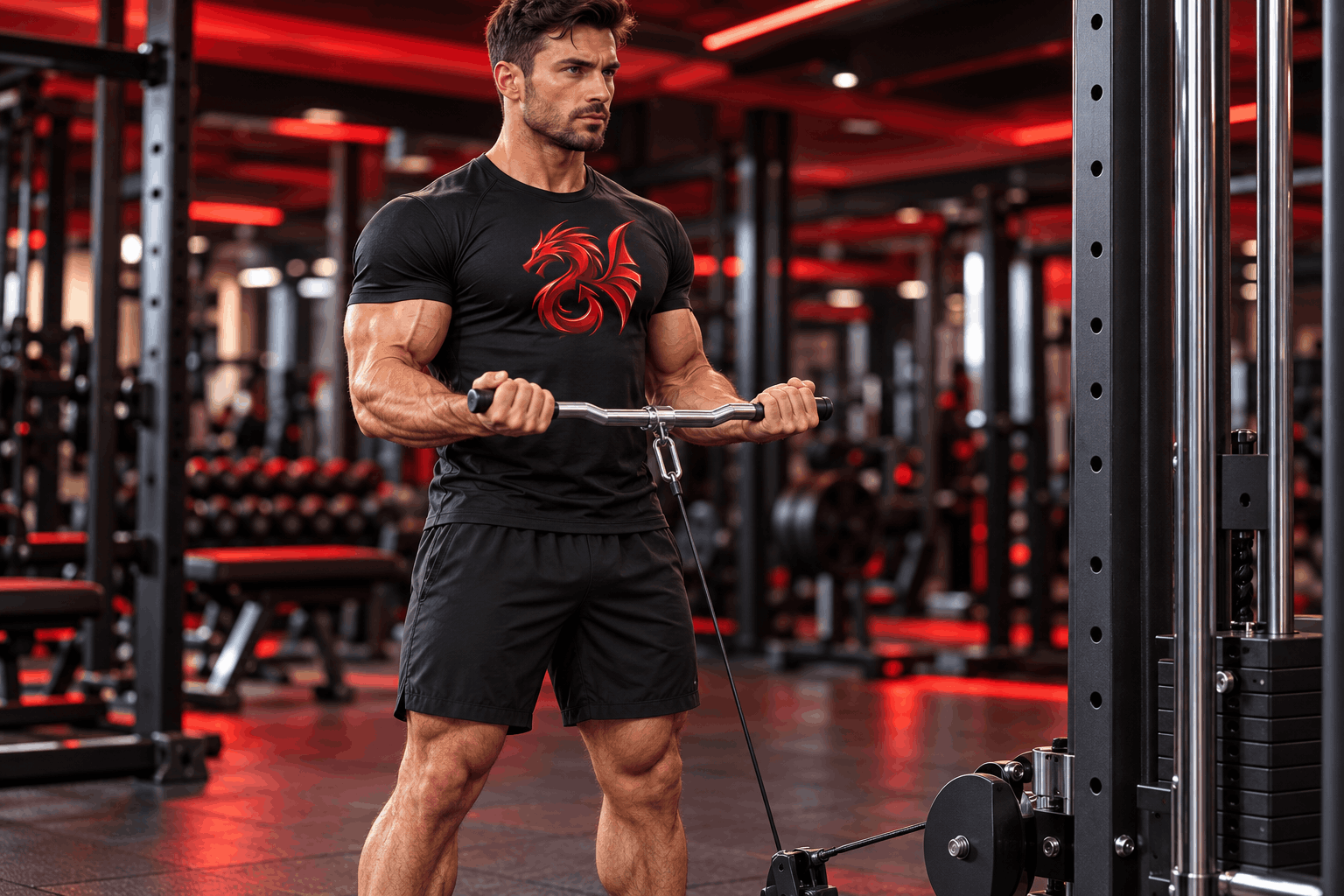 Ejercicios de bíceps en polea para desarrollo muscular y fuerza – Drachensang Academy España