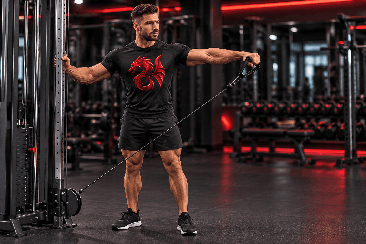 Ejercicios de hombros en polea para desarrollo muscular y fuerza – Drachensang Academy España