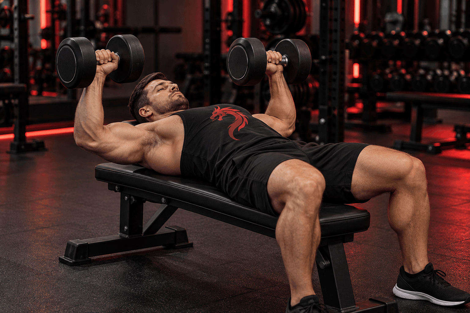 Ejercicios de pecho con mancuernas para desarrollo muscular y fuerza – Drachensang Academy España
