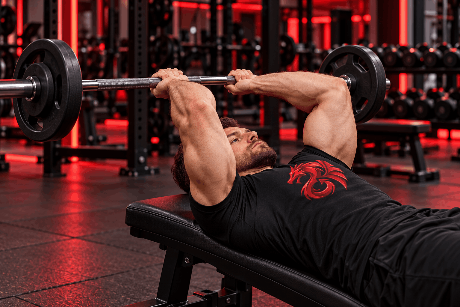 Ejercicios de tríceps con barra para desarrollo muscular y fuerza – Drachensang Academy España