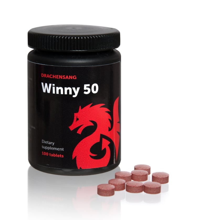 WINNY 50 DRACHENSANG – COMPRESSE EXTREME PER MUSCOLI ASCIUTTI E FISICO DA COMPETIZIONE